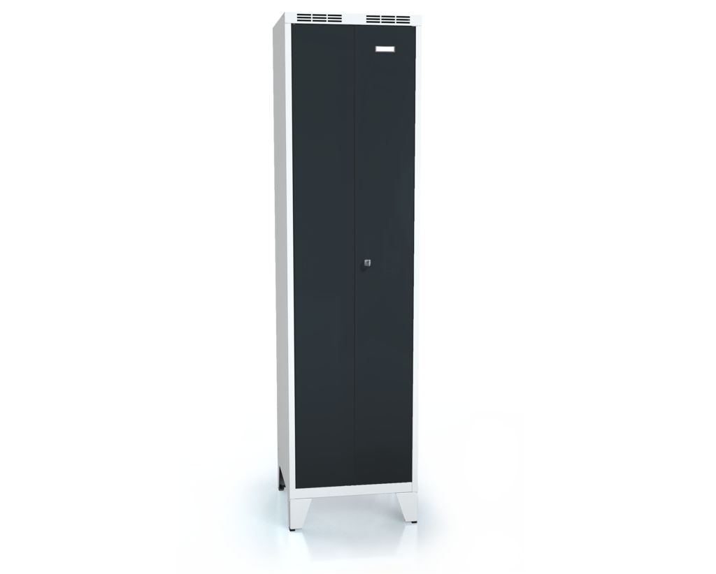 High volume cloakroom locker ALDUR 1 with feet 1920 x 500 x 500